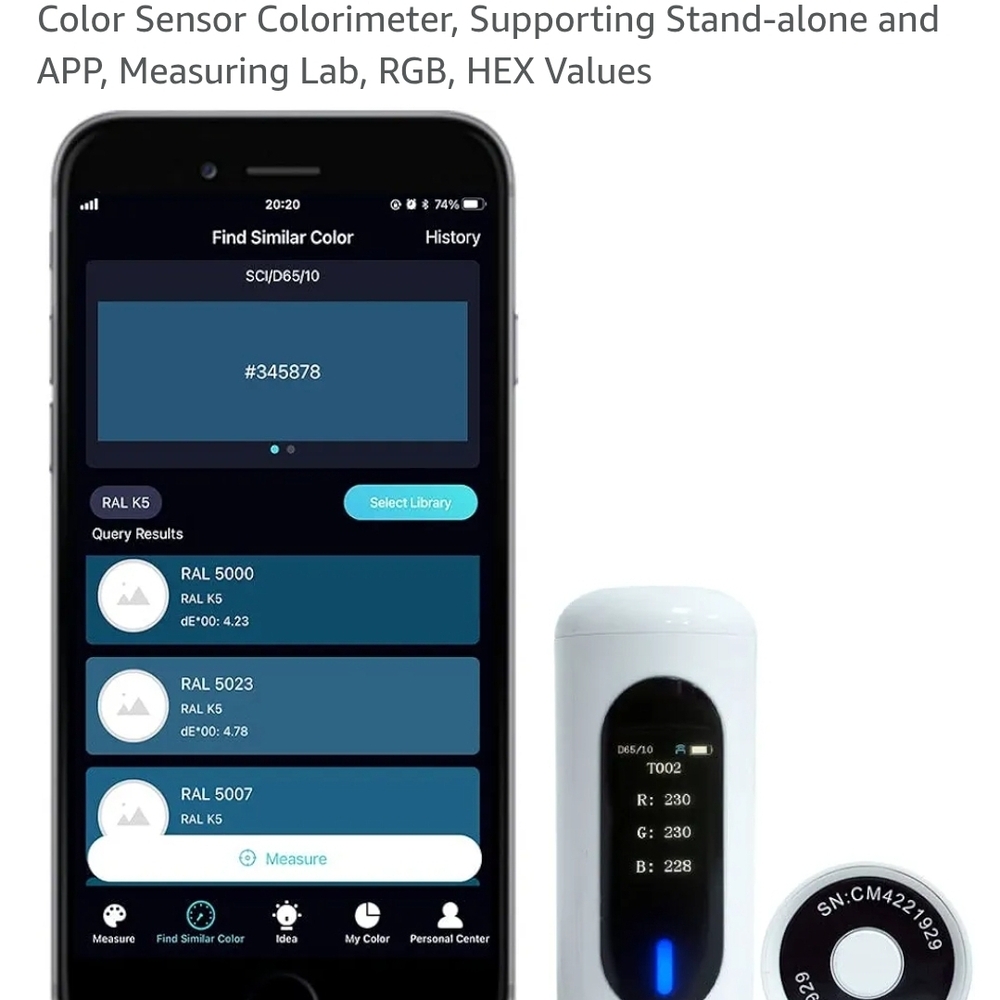 Colorimeter with App Support - Black and White